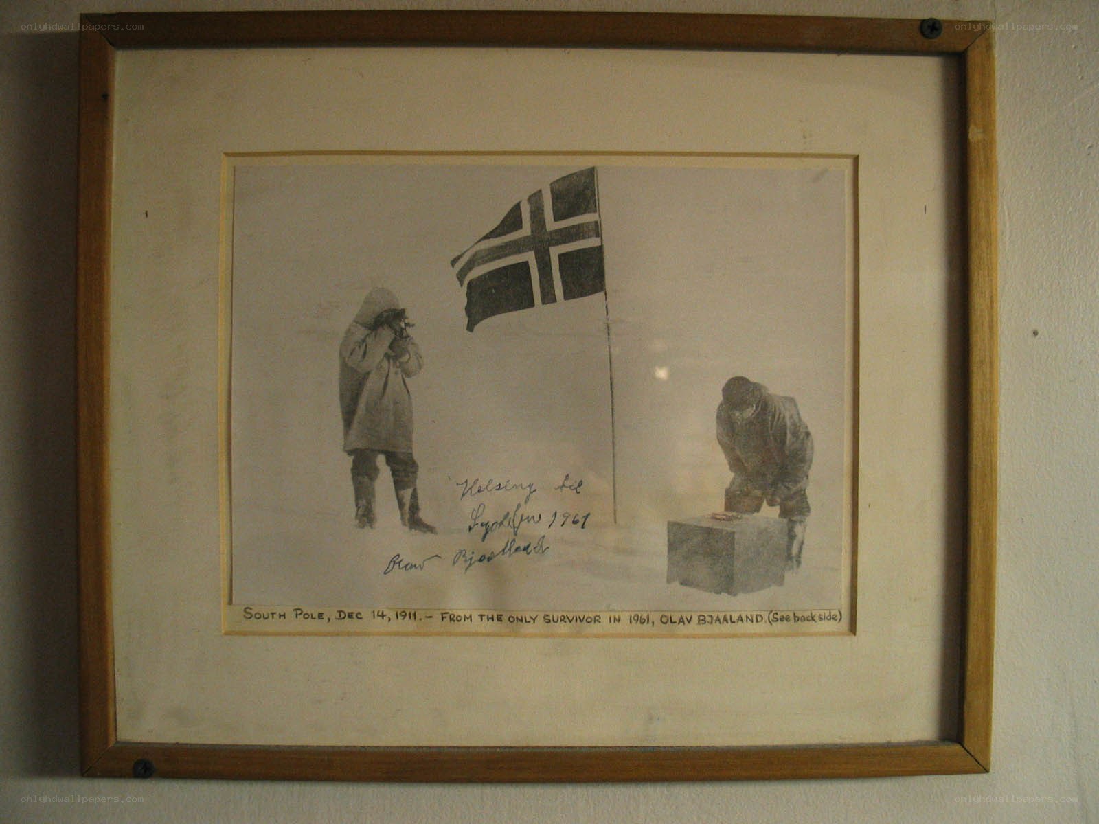 South Pole photograph