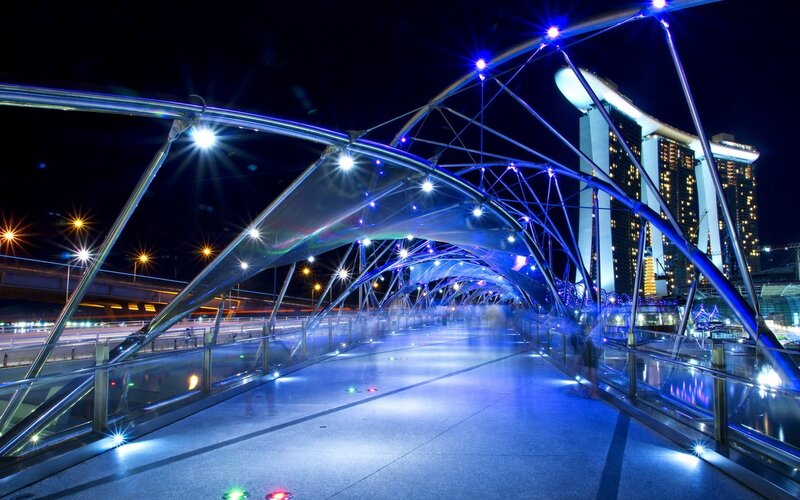 Southern Bridge at Night