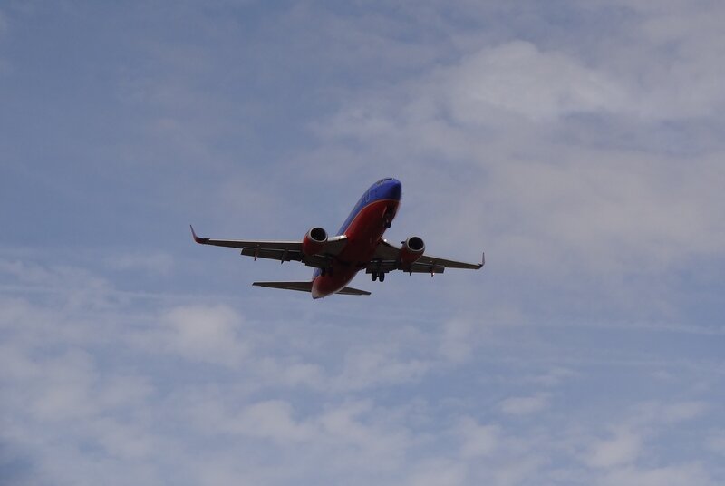 Southwest Airlines Plane — Blue, Calm, Afternoon