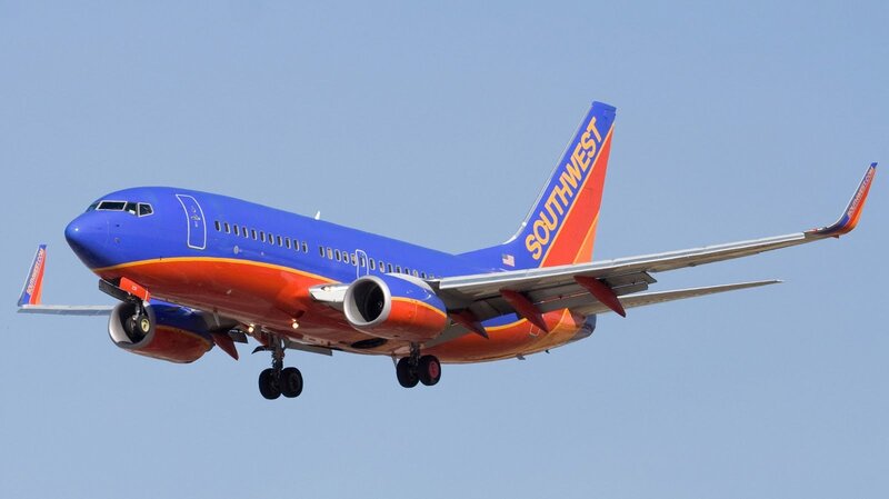Southwest Airlines Plane — Blue