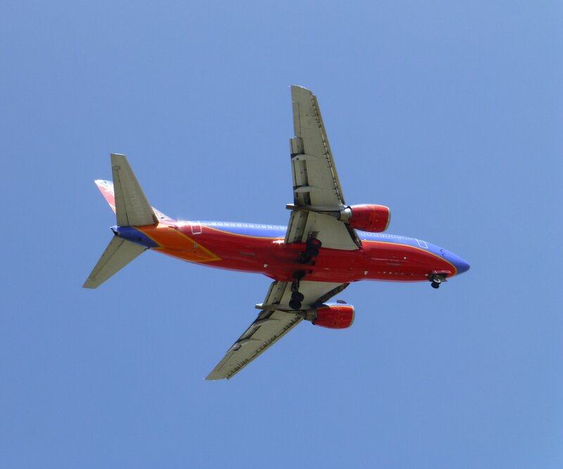 Southwest Airlines Plane — Red, Clear