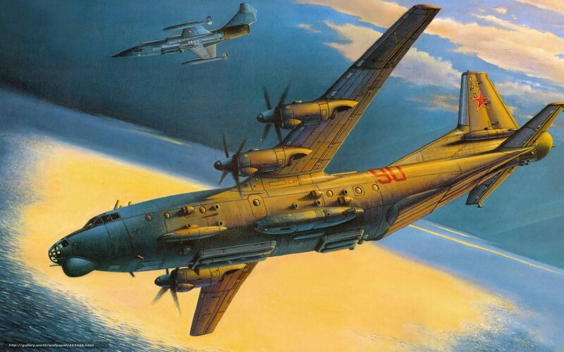 Soviet aircraft in flight