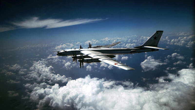 Soviet Bomber Aircraft — Blue, Dramatic