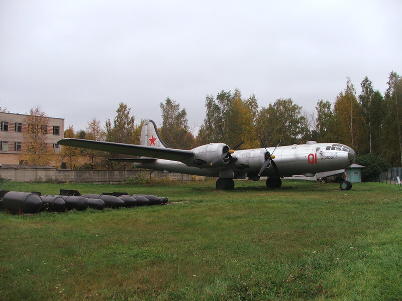 Soviet bomber on display