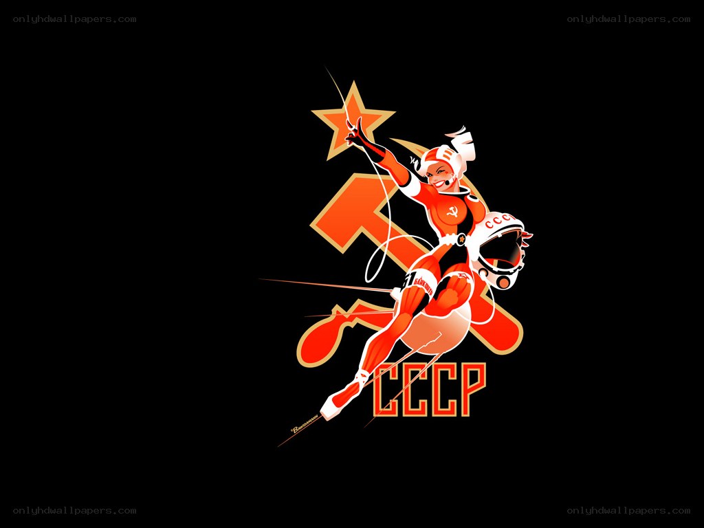 Soviet cosmonaut illustration