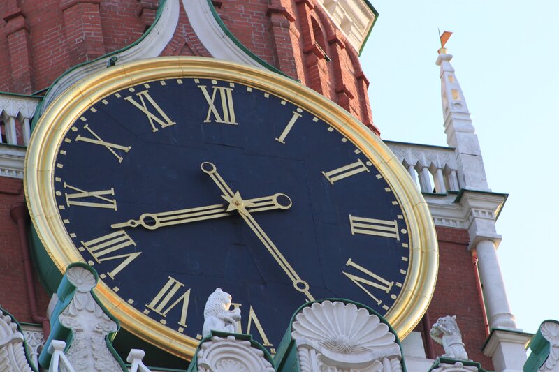 Soviet-era clock tower