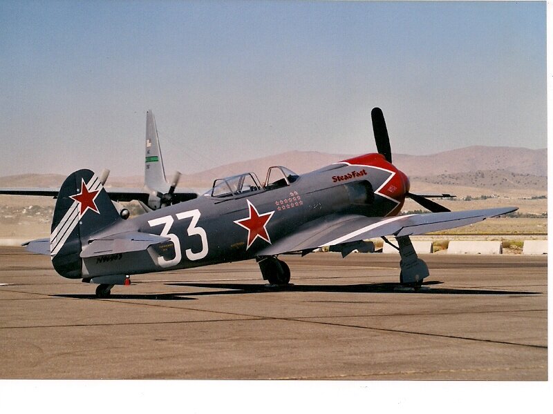 Soviet-era Fighter Plane — Gray, Calm, Afternoon