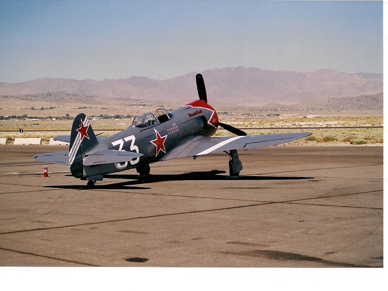 Soviet-era Fighter Plane — Gray, Calm