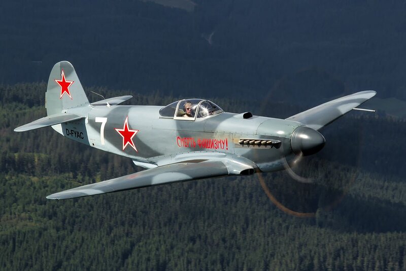 Soviet-era Fighter Plane — Gray, Dramatic