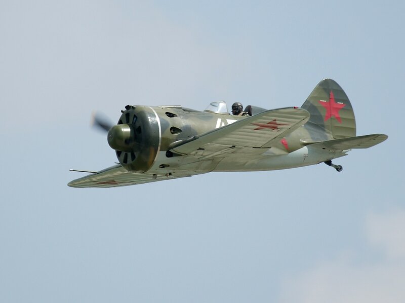 Soviet-era Fighter Plane — Green