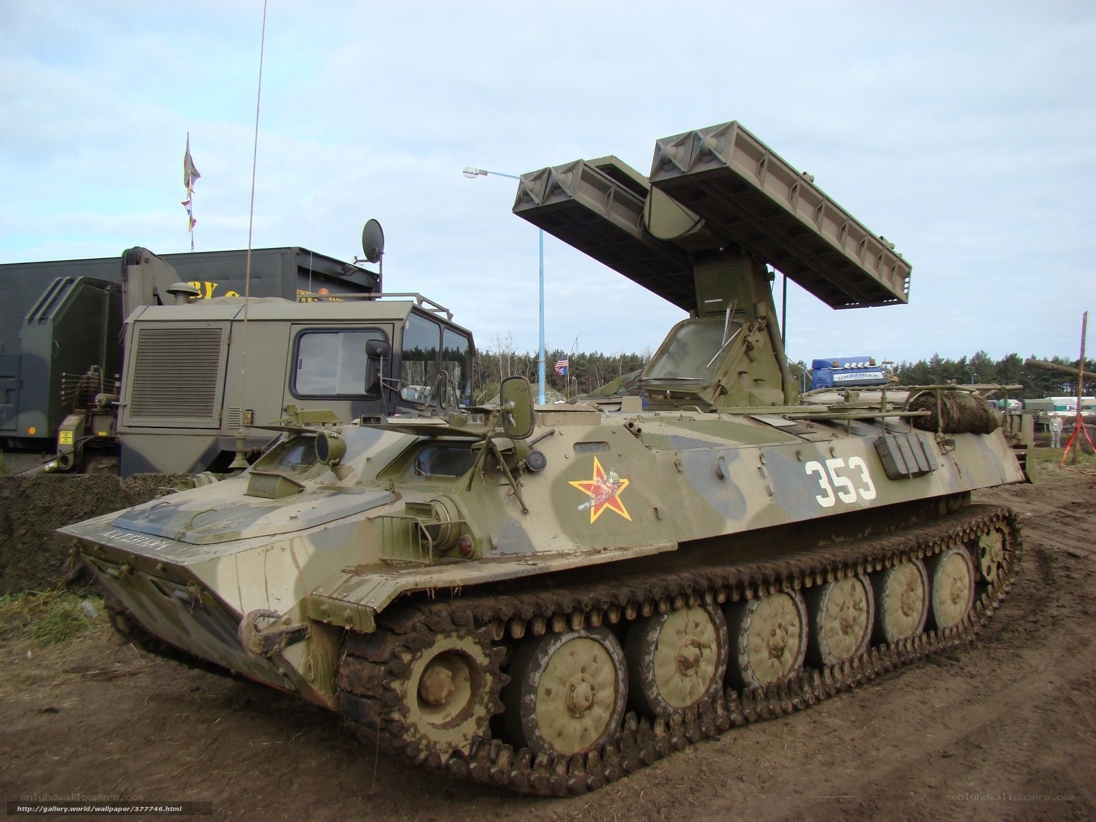 Soviet-era missile launcher