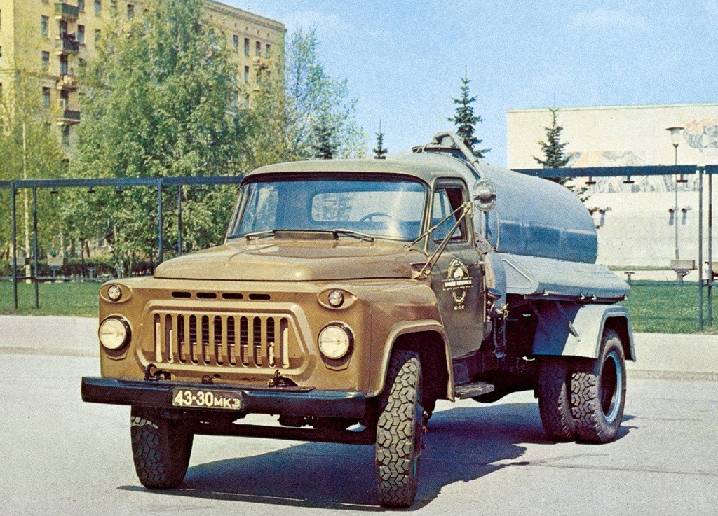 Soviet-era tanker truck