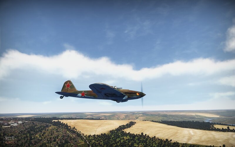 Soviet Fighter Plane — Blue, Calm