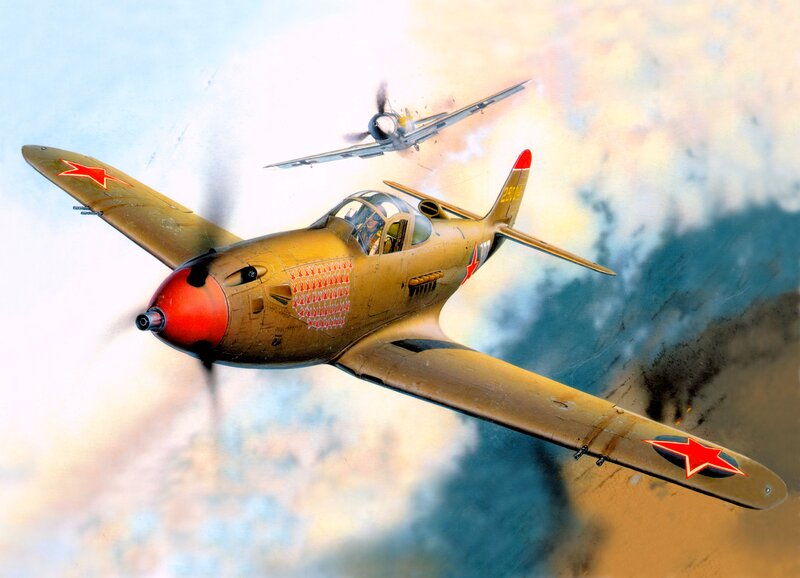 Soviet Fighter Plane — Brown