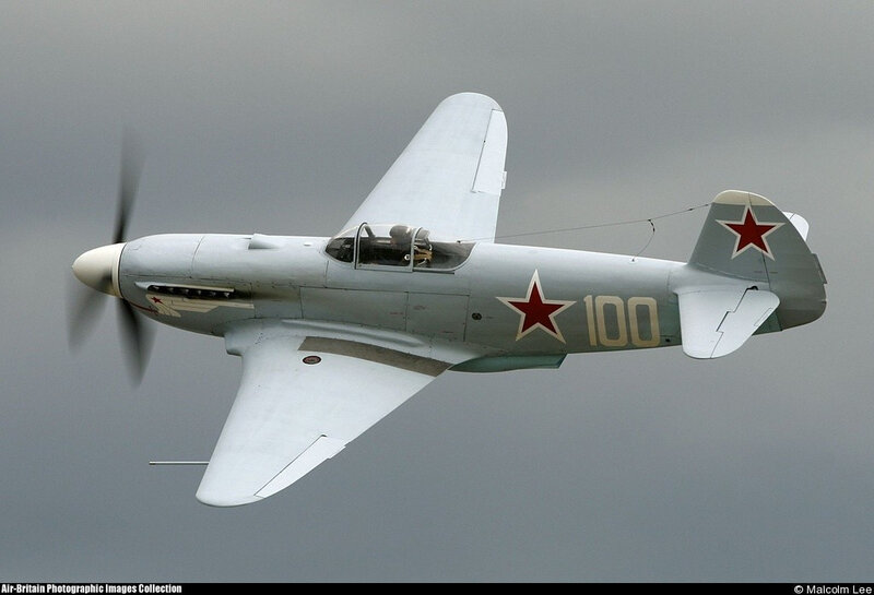 Soviet Fighter Plane — Gray, Neutral, Photograph