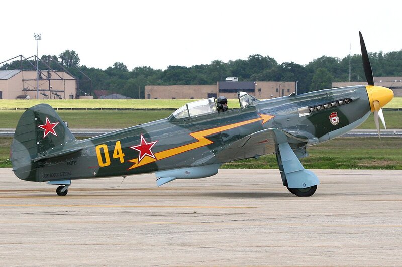 Soviet Fighter Plane — Green, Calm, Afternoon