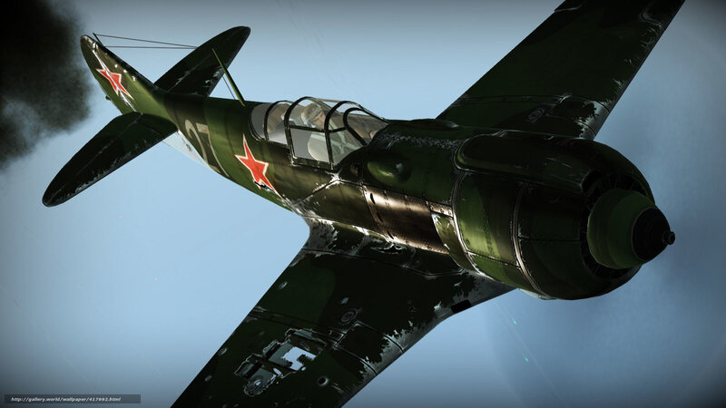 Soviet Fighter Plane — Green, Dramatic, 3d Render
