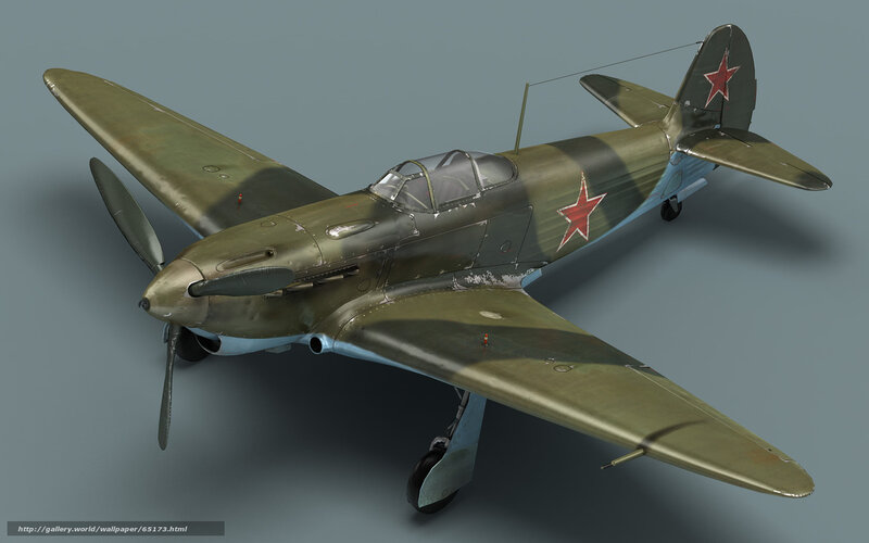 Soviet Fighter Plane — Green, Neutral