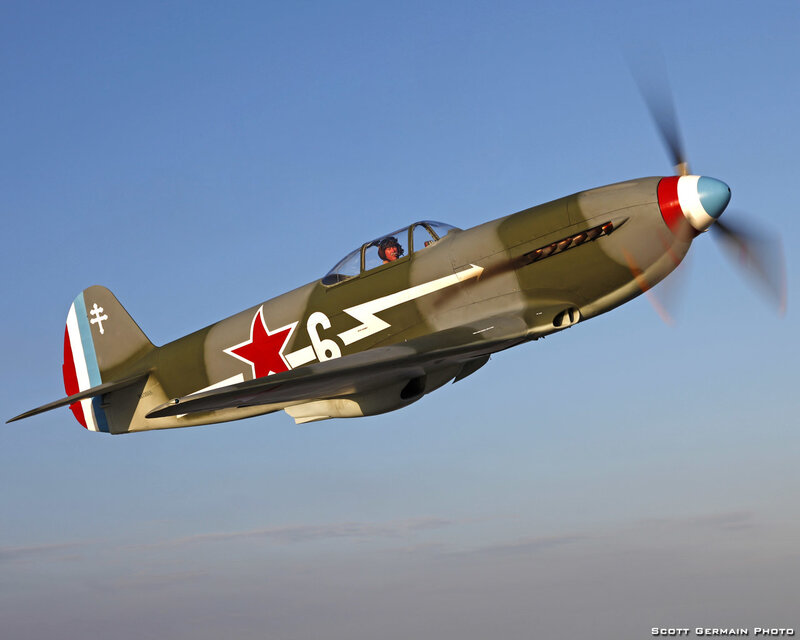 Soviet Fighter Plane — Green