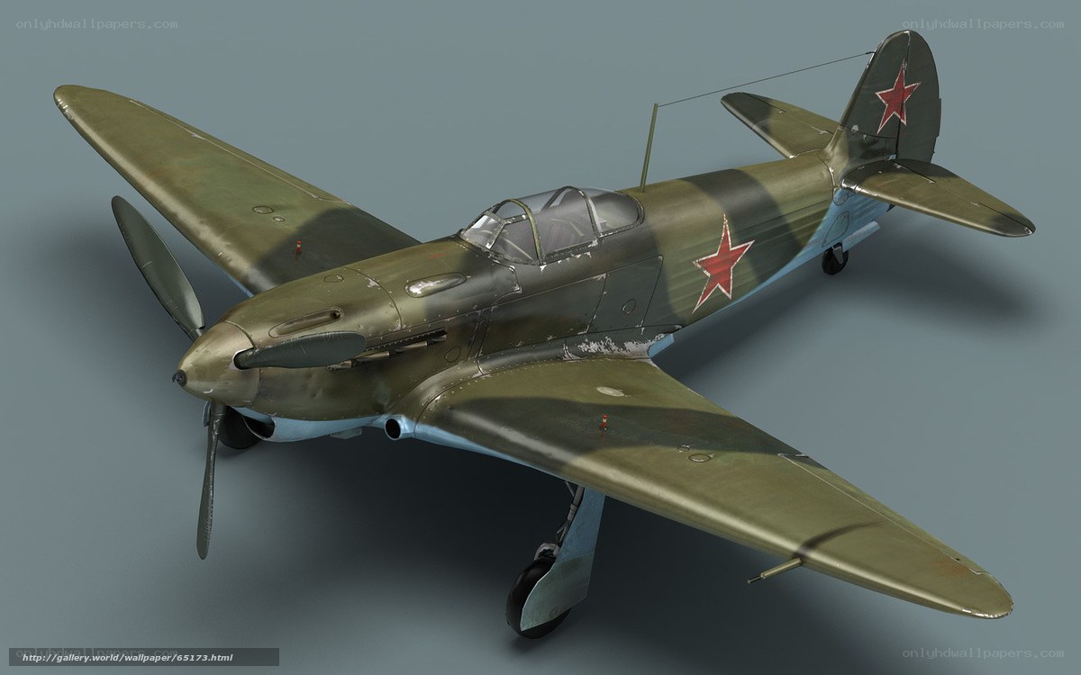 Soviet fighter plane model
