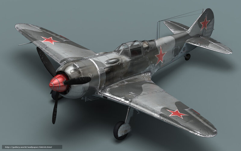 Soviet fighter plane model