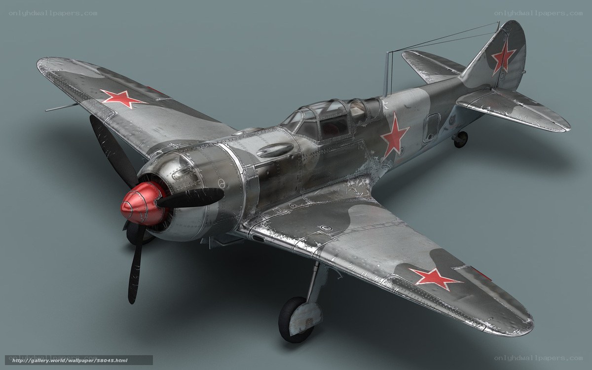 Soviet fighter plane model