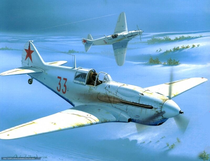 Soviet Fighter Planes — Blue, Dramatic, Winter