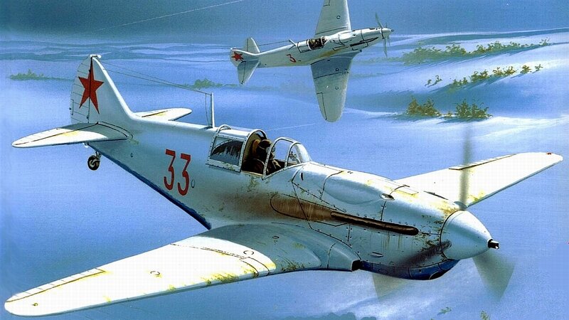 Soviet Fighter Planes — Blue