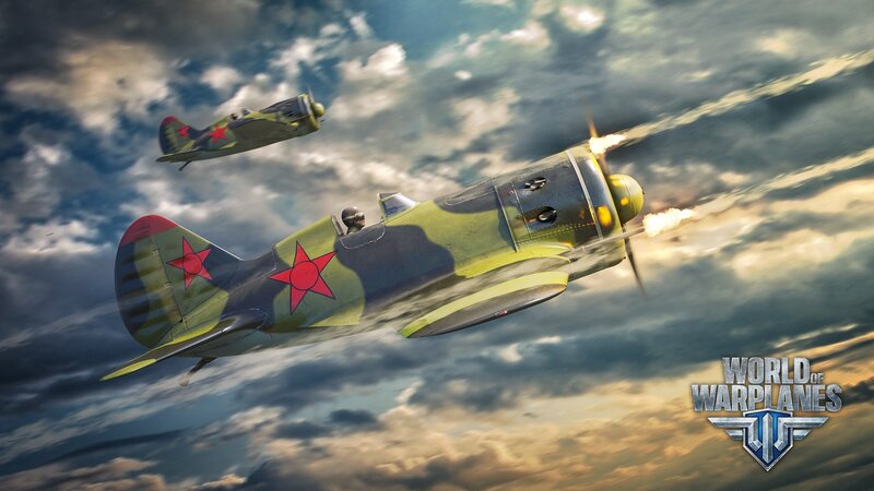 Soviet Fighter Planes — Green, Dramatic, Sunset