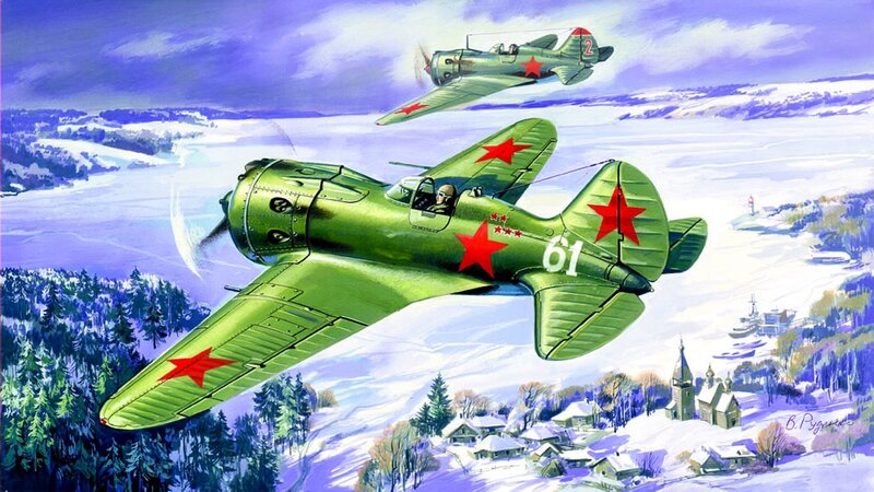 Soviet Fighter Planes — Green