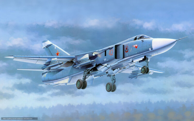 Soviet Jet Fighter — Blue, Dramatic