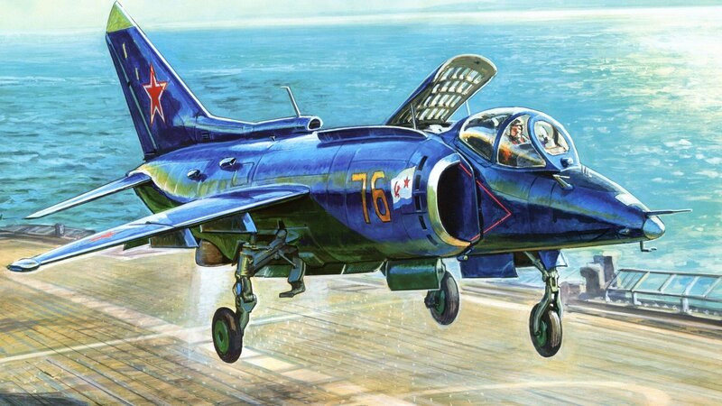 Soviet jet taking off