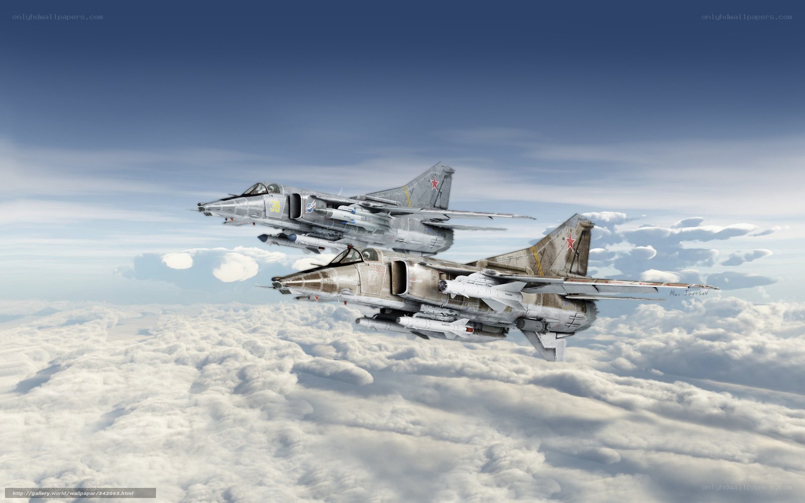 Soviet jets in formation