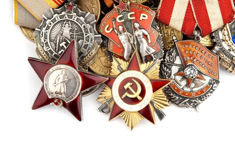 Soviet Medals and Awards — Red