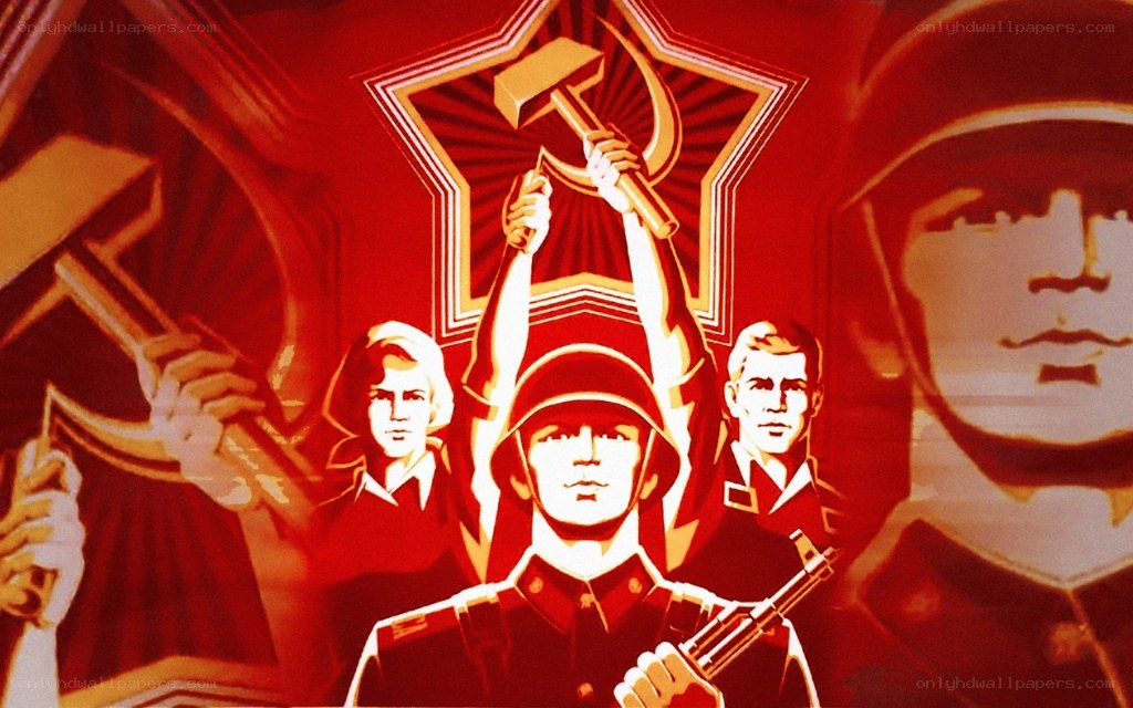 Soviet propaganda poster