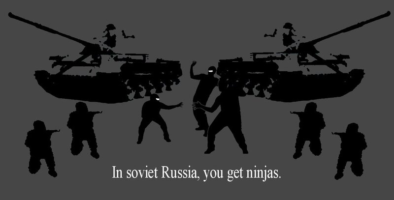 Soviet Russia ninjas