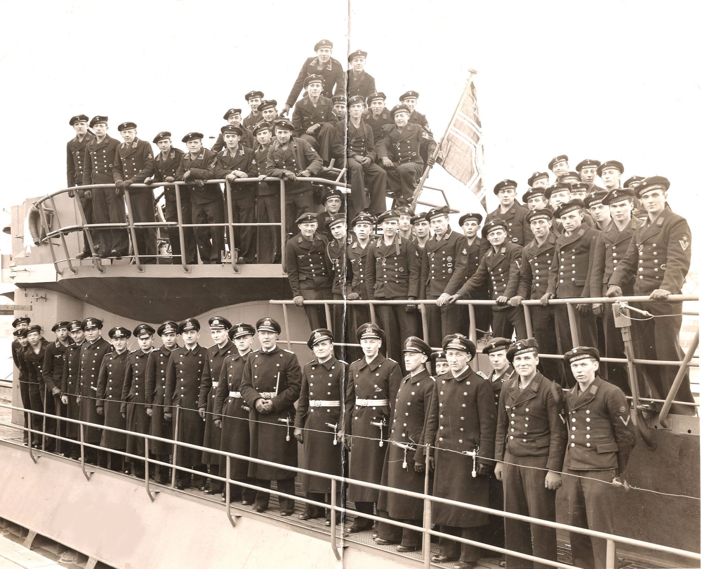 Soviet sailors on a ship