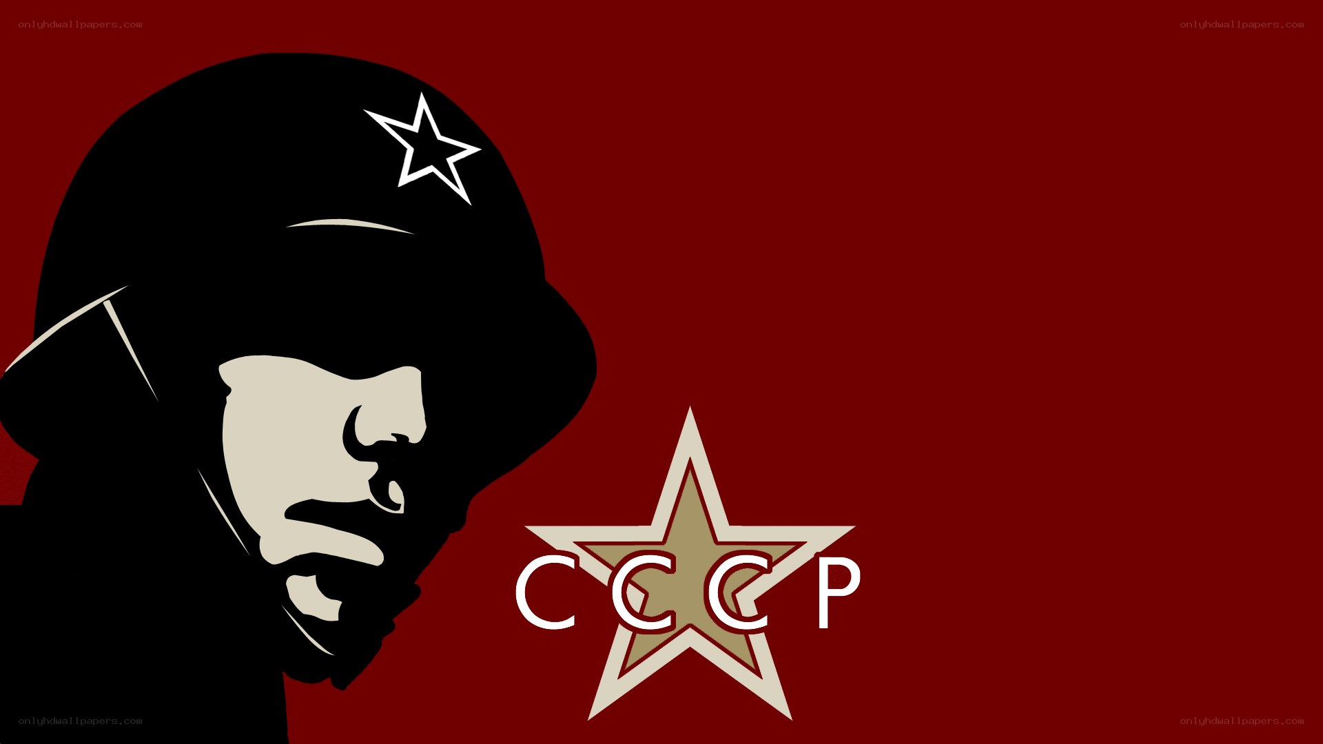 Soviet soldier silhouette