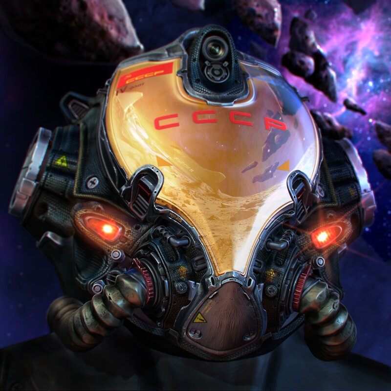 Soviet space helmet