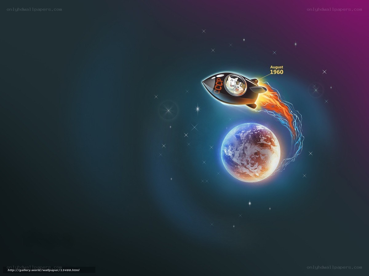 Soviet space mission artwork