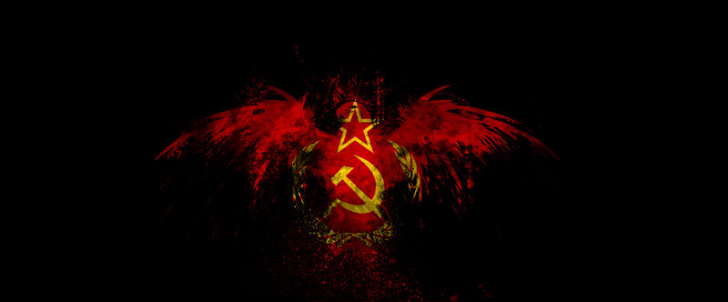 Soviet symbol with wings