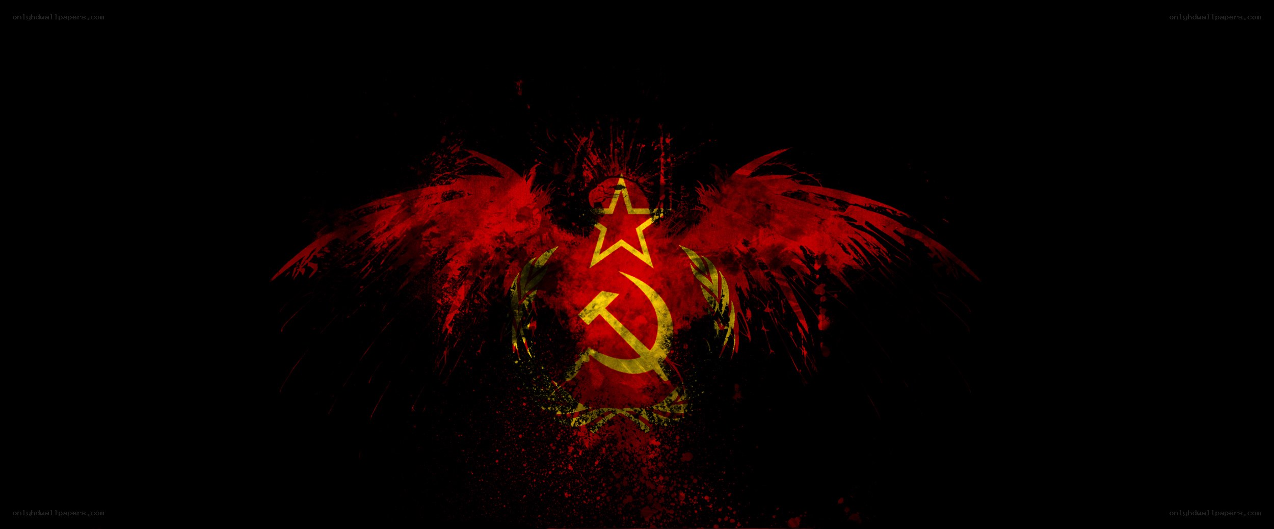 Soviet symbol with wings