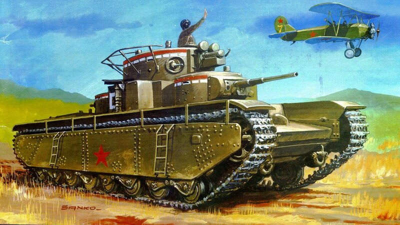 Soviet Tank and Plane