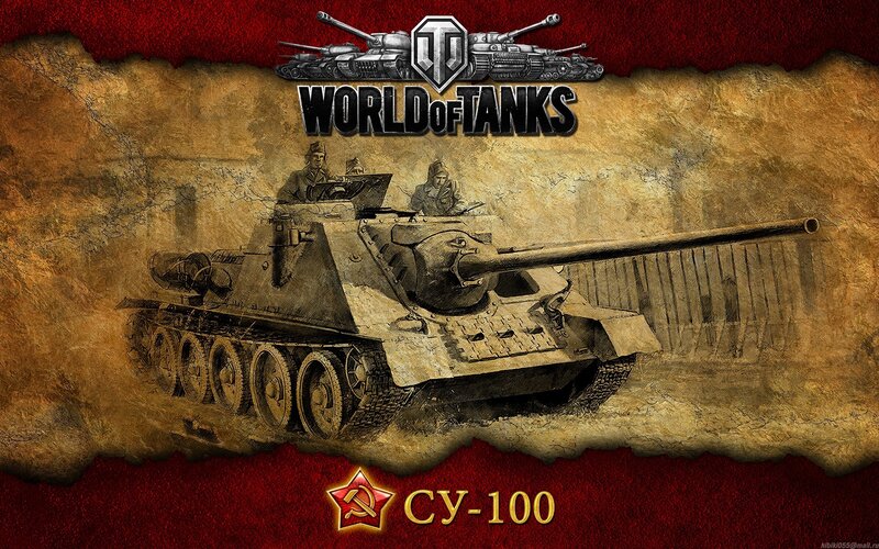 Soviet Tank CY-100 — Red
