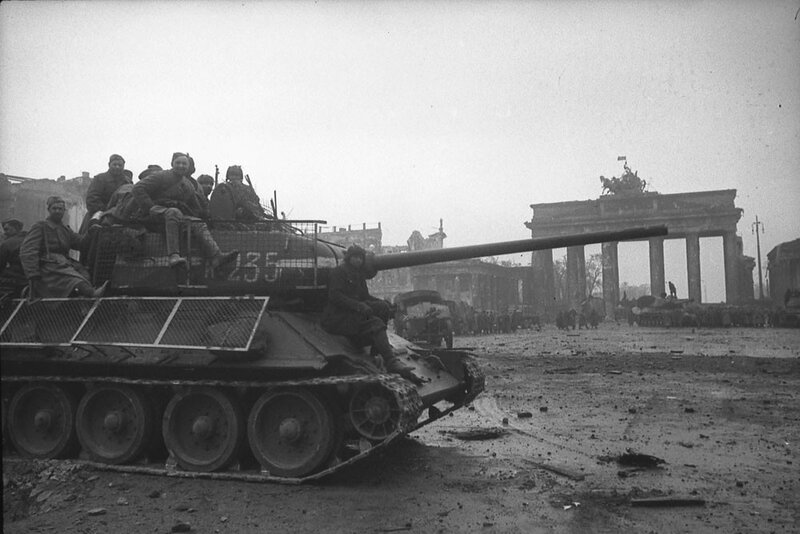 Soviet tank in Berlin