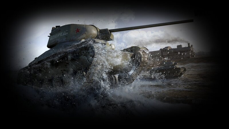 Soviet Tank in Water