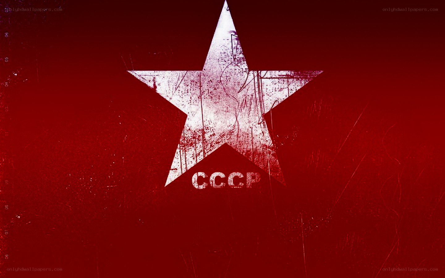 Soviet Union flag with grunge effect