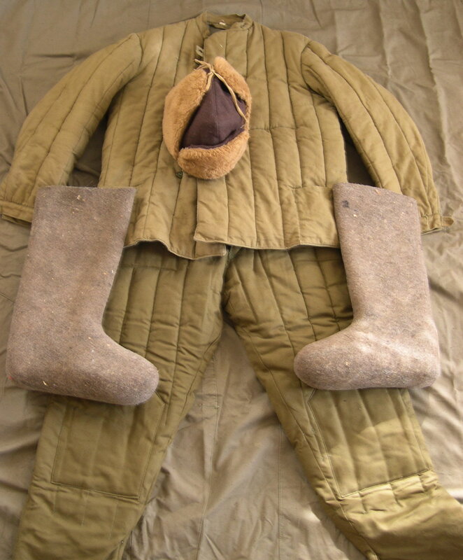 Soviet winter uniform set