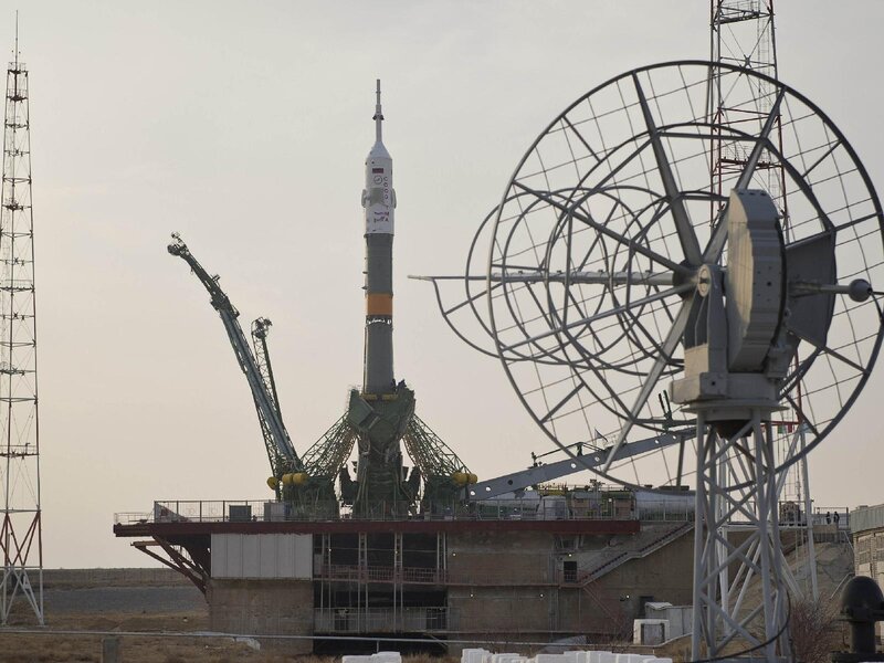 Soyuz Rocket on Launchpad