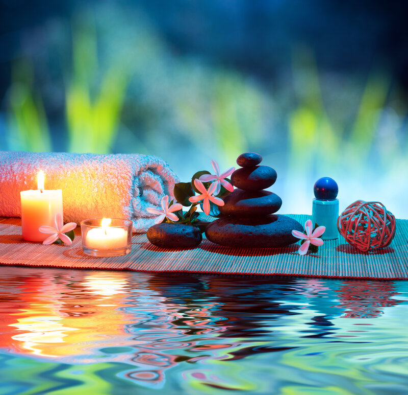 Spa Arrangement on Mat